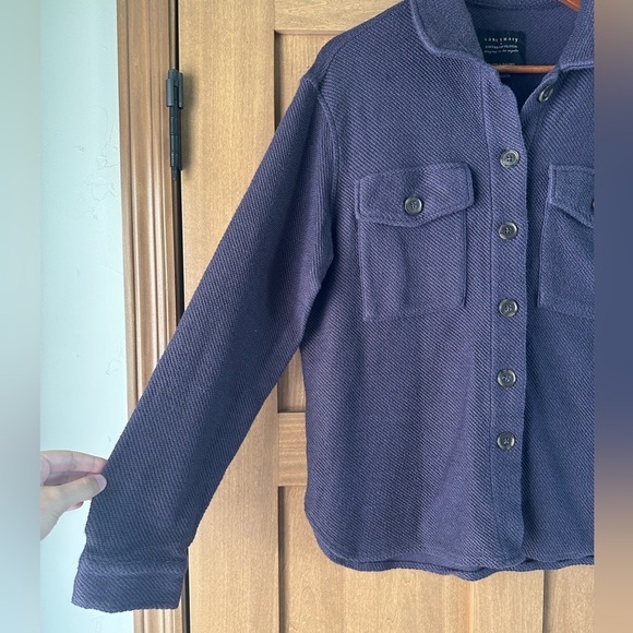 Sanctuary x Anthropologie Terra Knit Shacket Button Jacket Purple Women’s Small - Picture 3 of 12